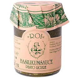 Basilikumpesto Pesto Ligure Olio Roi Ligurien
