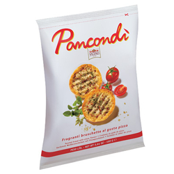 Bruschette mit Pizzageschmack Pancondi al gusto di pizza