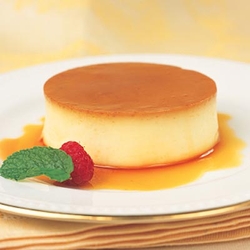 Creme Caramel Karamell Creme Dessert aus Italien