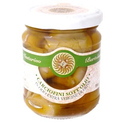 eingelegte Artischocken Carciofini Sott&apos,olio Frantoio Venturino Ligurien