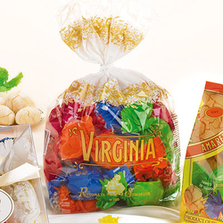 Einzeln verpackte weiche Amarettini del Sassello, Amaretti Virginia