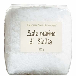 grobes Meersalz aus Sizilien Sale marino di Sicilia