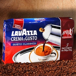 Kaffee Espresso Lavazza Crema e Gusto 3x 250g gemahlen
