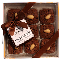 Le Dolcezze di Nanni Mattonelle Mandorle e Cioccolato Kekse mit Schokolade und Mandeln