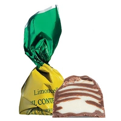Limoncello Praline gefüllt mit Limoncello-Creme