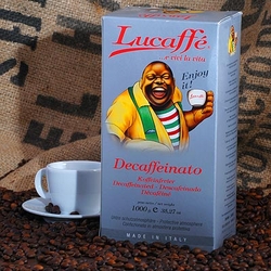 LuCaffe Espresso Arabica Koffeinfrei 1kg Bohnen Kaffee Italien