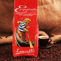 Lucaffe Exquisit Espresso 1 Kg Bohnen Kaffee Grani Italien
