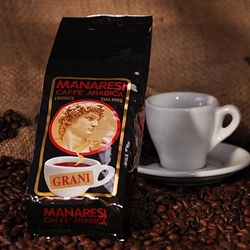 Manaresi Espresso Super Bar Brown, Bohnen
