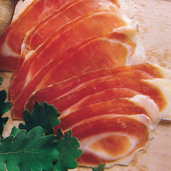 Milder Traditions Schinken Prosciutto di Greve Dolce geschnitten Falorni Toskana