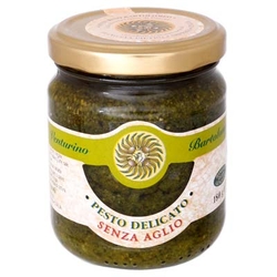 Pesto OHNE Knoblauch Pesto Genovese Senza Aglio Frantoio Venturino Ligurien