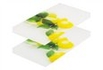 Herdabdeckplatten (2 Stck.), gelb, »Zitrone«, gelb