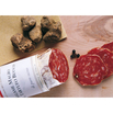 Salami mit weißen Trüffeln geschnitten Falorni Toskana al Tartufo Bianco