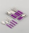 ZELLER Besteck-Set (17-tlg.), lila, lila