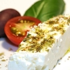 Ziegenweichkäse mit Kräutern Ziegenfeta Grillkäse