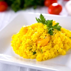 Risotto mit Safran-Fäden