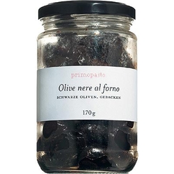 Schwarze Oliven gebacken Primopasto