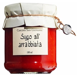 Sugo all arrabbiata mit Paprika scharf Cascina San Giovanni Sugo all Arrabbiata