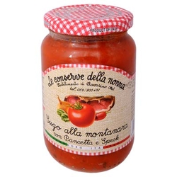 Tomatensauce mit Speck Sugo alla Montanara Le Conserve della Nonna Emilia Romagna Tomatensauce Italien